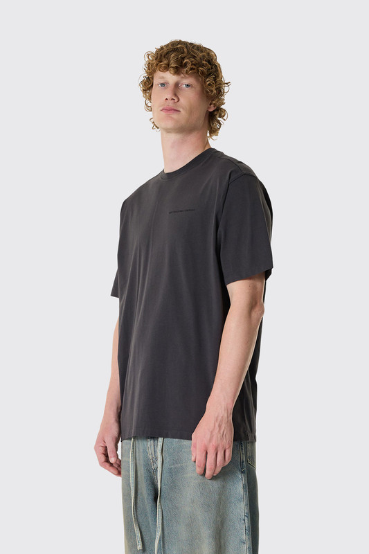 POP Trading Logo T-Shirt Anthracite/Black