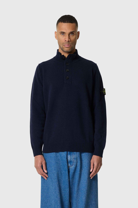 Stone Island 5100040 LS Polo K2S155100040S00A3 V0020 Navy Blue