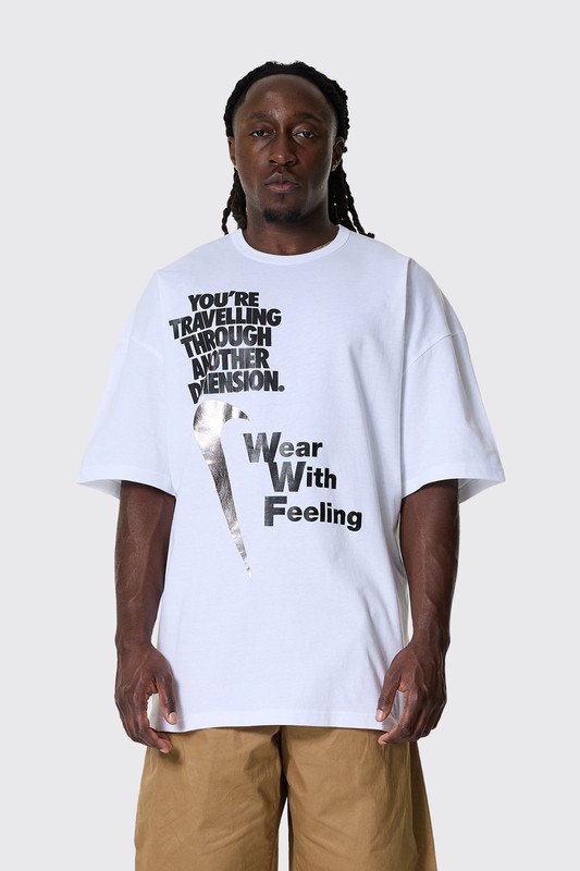 Comme des Garçons Black Nike Oversized T-Shirt White