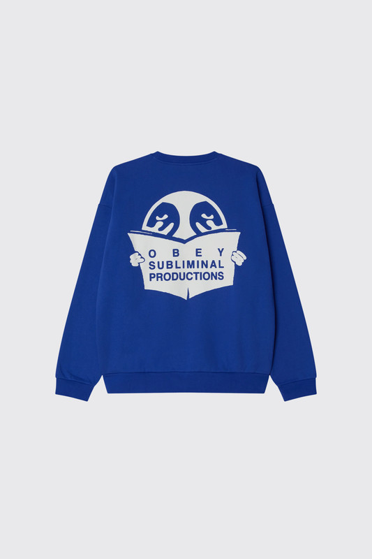 Obey Weldon Extra Heavy Crew DZB Dazzling blue