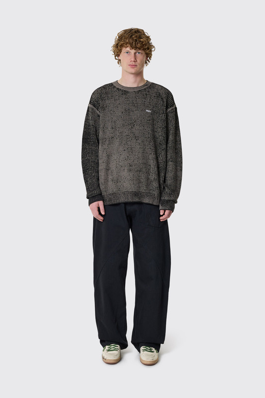 Obey Spray Effect Sweater BKM Black multi