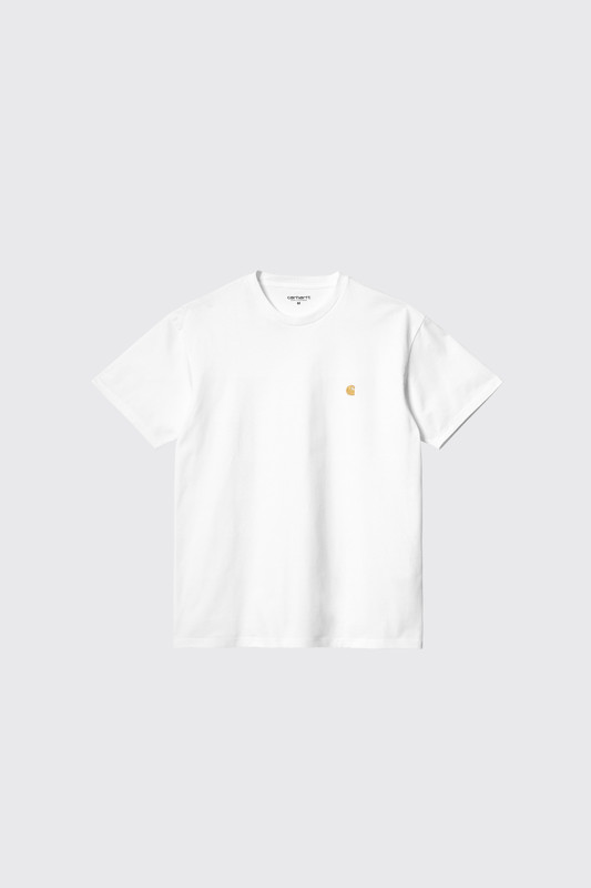 Carhartt WIP Chase T-Shirt S/S White/Gold