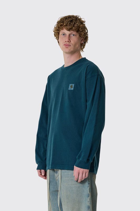 Carhartt WIP Vista T-Shirt Cotton Single Jersey 0AU.GD Deep Lagoon Garment