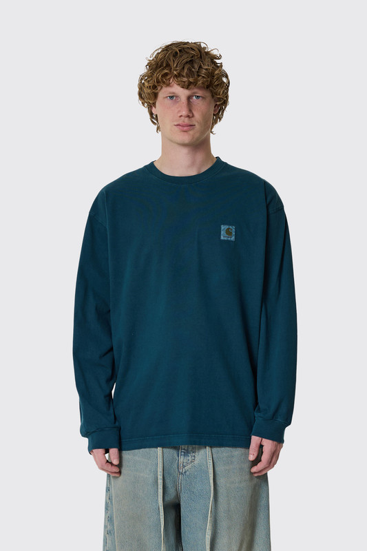 Carhartt WIP Vista T-Shirt Cotton Sinlge Jersey 0AU.GD Deep Lagoon Garment