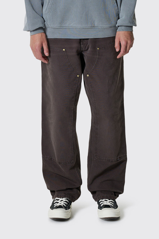 Carhartt WIP Double Knee Pant 47.4O.32 Tobacco Stone - Calico Club