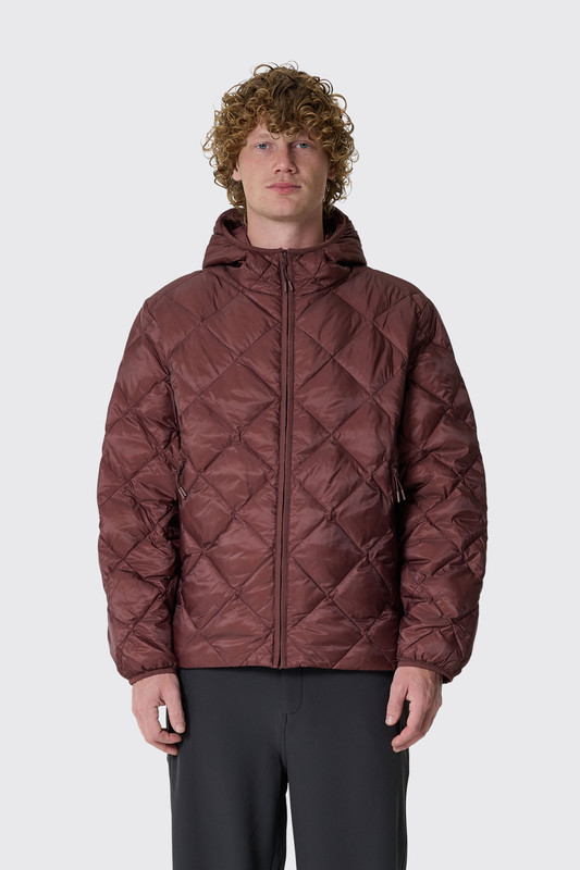 Hiking Patrol Base LT Down Hooded Jacket Maroon