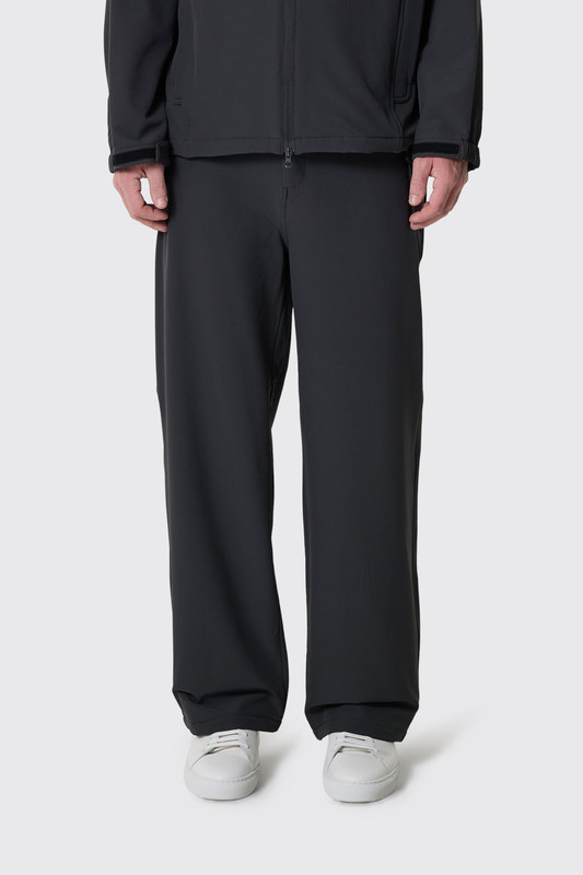 Hiking Patrol Path Inner Brushed Softshell Trouser Charcoal Black