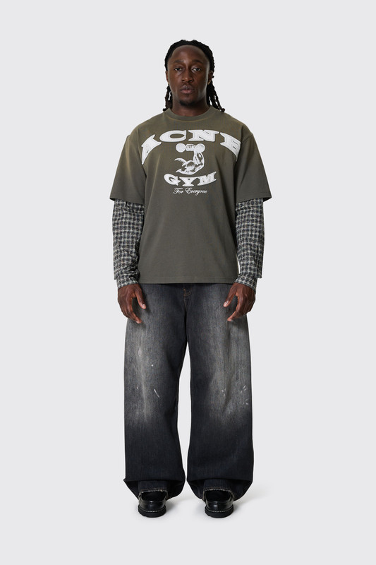 Acne Studios Loose fit jeans 2023 Black Trafalgar Black - Calico Club