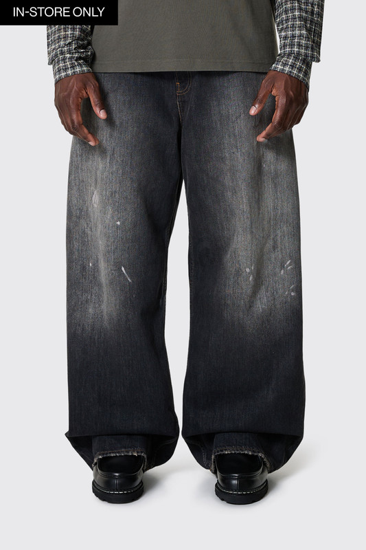 Acne Studios Loose fit jeans 2023 Black Trafalgar Black - Calico Club