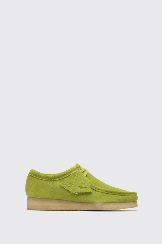 Clarks Wallabee Lime Suede Lime