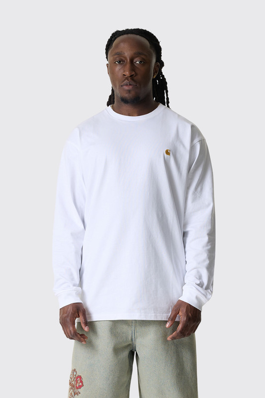Carhartt WIP L/S Chase Shirt I026392 00R.XX White Gold