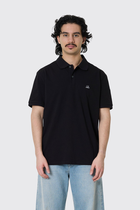 C.P. Company Polo Short  Sleeve Black