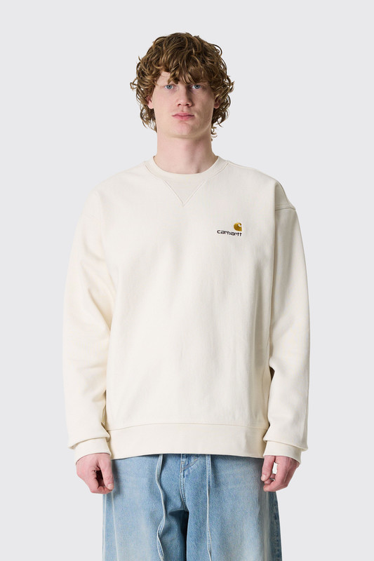 Carhartt WIP American Script Sweat I025475 05.XX Natural