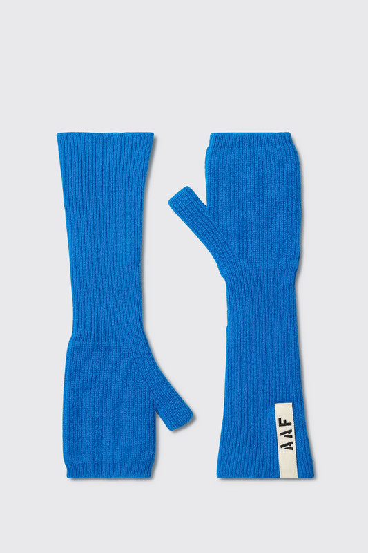 Applied Art Forms Fingerless Gloves Kennedy Blue