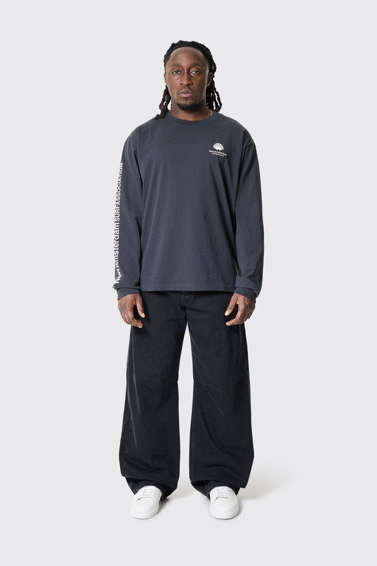 NASA Target Longsleeve Anthracite