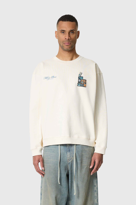 Filling Pieces Sweatshirt Speaker Wall 214 Antique White