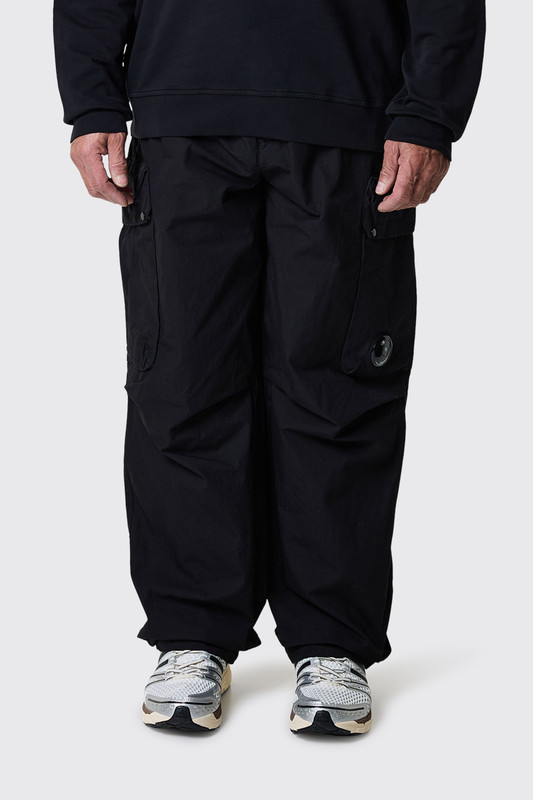 C.P. Company Micro-Reps Boxy Cargo Lens Pants Black