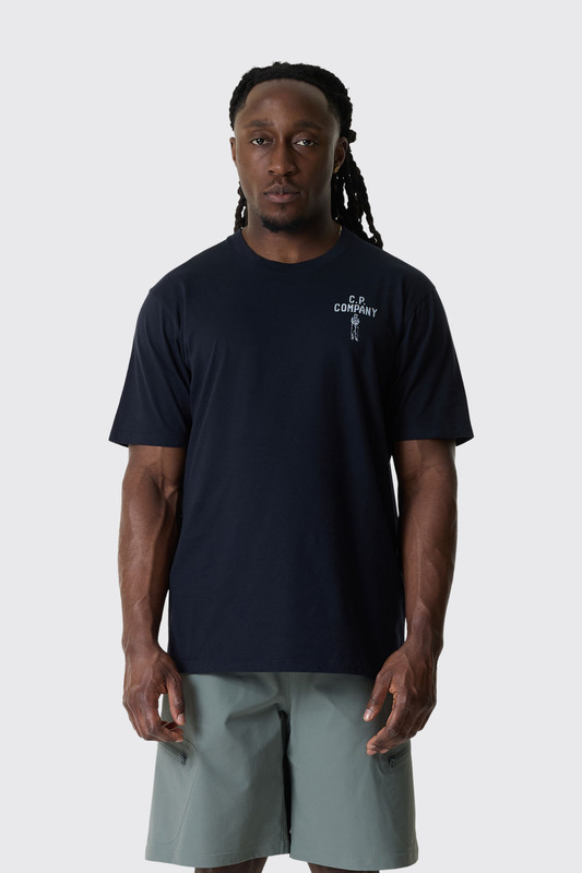 C.P. Company 30/1 Jersey SS British Sailor T-Shirt 20CMTS174A-110579W Total Eclipse