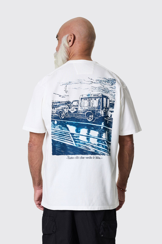 C.P. Company T-Shirts Short Sleeve Jersey Gauze White