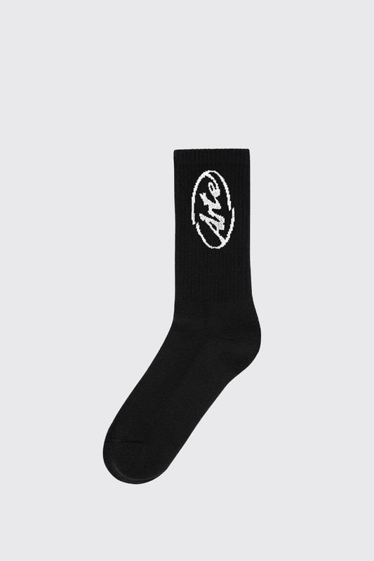 Arte Antwerp Circle Logo Socks Black