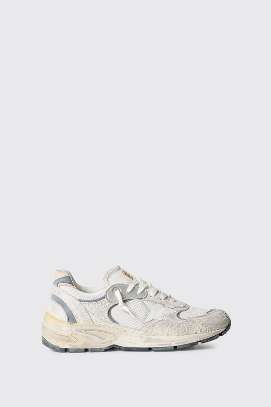 Golden Goose Running Dad New Net 80185 White/Silver