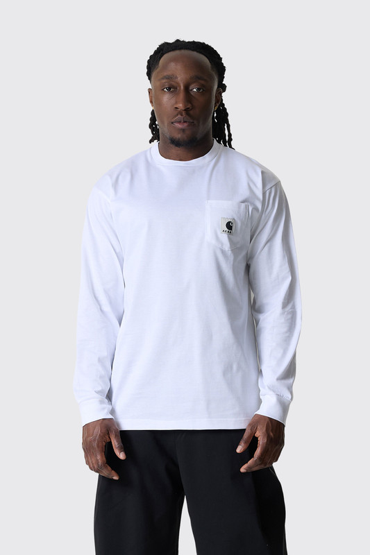 Carhartt WIP FCRB Pocket L/S Tee A261051 02.XX White - Calico Club