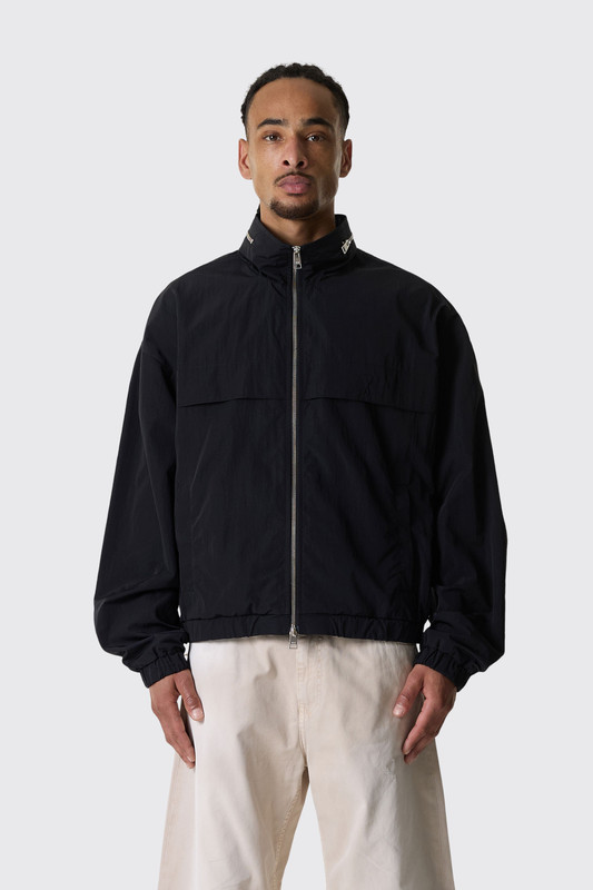 AMI Paris Paris Windbreaker de Coeur HJK828.PA0117 Noir