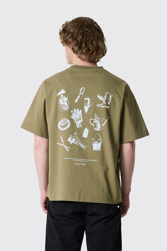 Bram's Fruit Gardening Kit T-Shirt 1212 Olive Green
