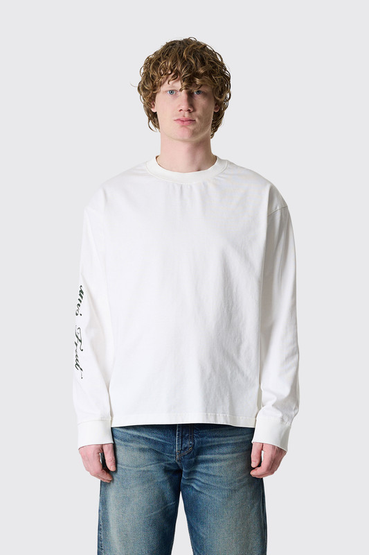 Bram's Fruit Script Logo Longsleeve 1191 White