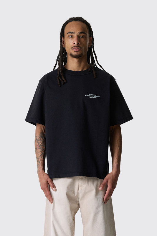 Bram's Fruit Stamp T-Shirt 1206 Black