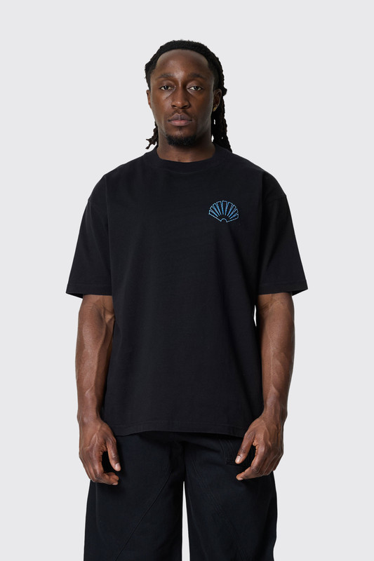 NASA Logo Tee Black/Acid Blue