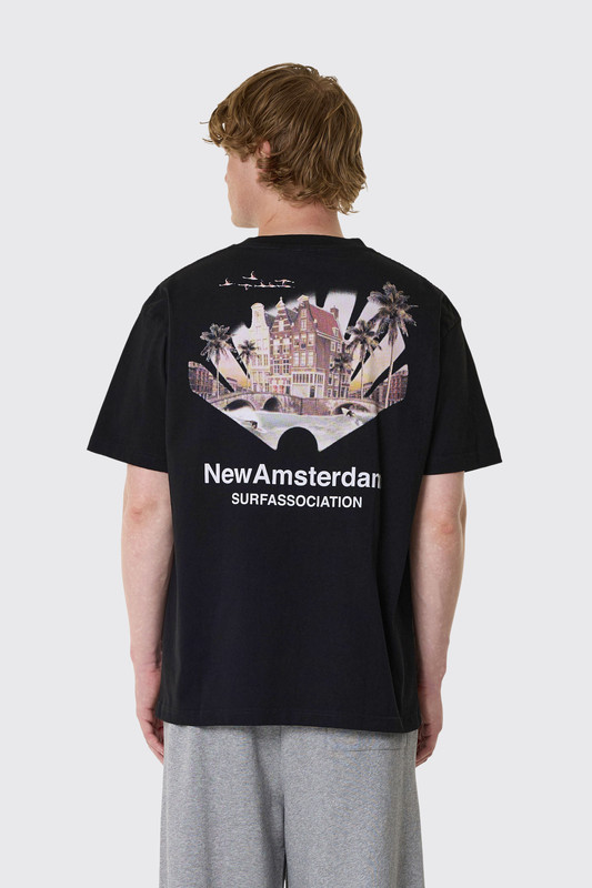 New Amsterdam Surf Association Tropical Tee 2601074002 Black