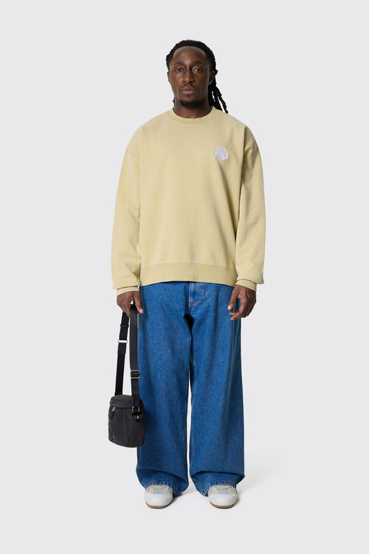 NASA Logo Crewneck Yellow Stone