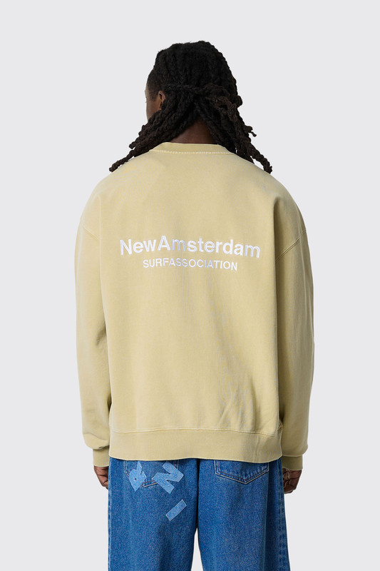 NASA Logo Crewneck Yellow Stone