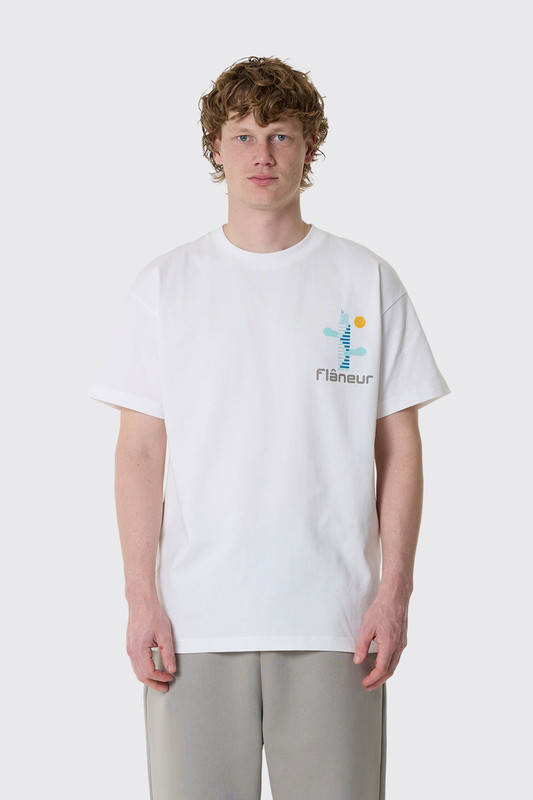 Flaneur Festival Map T-Shirt White