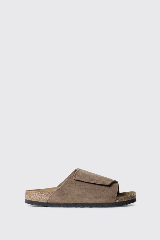 Birkenstock Solana VL Suede Leather Narrow Dark Tea