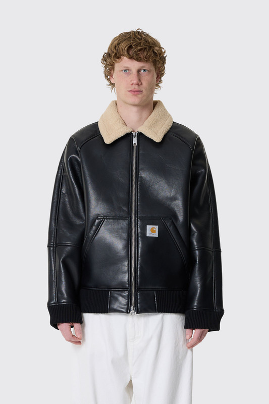 Carhartt WIP Shepton Jacket 1LMXX Black/Natural - Calico Club