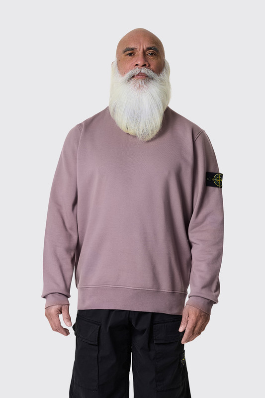 Stone Island S0051 Sweatshirt  V008F Purple Gray