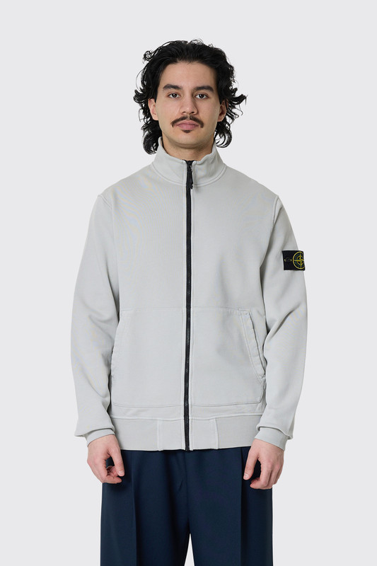 Stone Island S0051 Zip Up Cardigan V0061 Pearl Grey