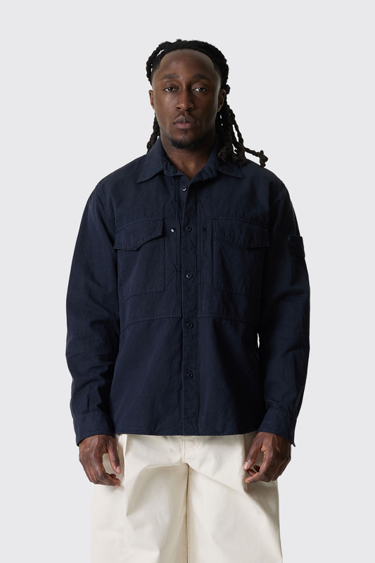 Stone Island S0F36 Shirts L1S151200012S0F36 V0020 Navy Blue