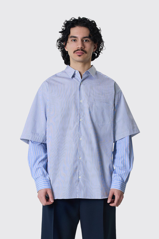 Comme des Garçons HOMME Men's Shirt HQ-B007-S26 HQ-B007-S26 WH/SX/NYXWH/SX