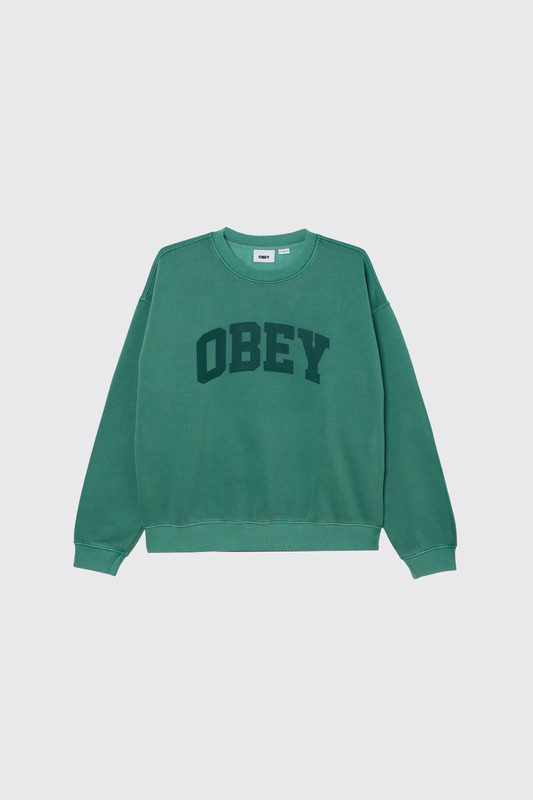 Obey Collegiate Pigment Crew RFR Pigment Rainforest