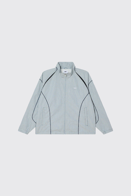 Obey Practice Windbreaker PDM Plaid Multi