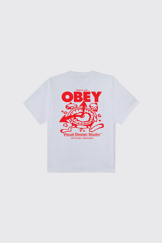 OBEY Time To Call Obey 168024321 WHT White