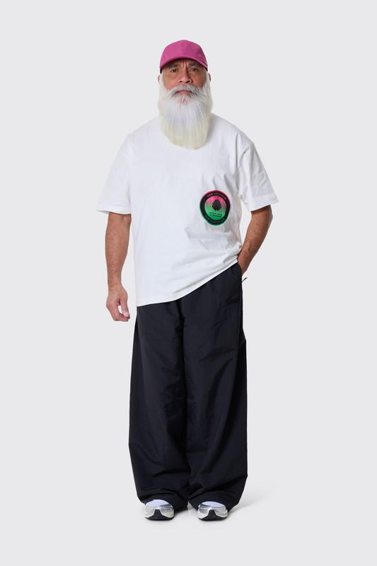 NASA Surf Centre Tee Washed White