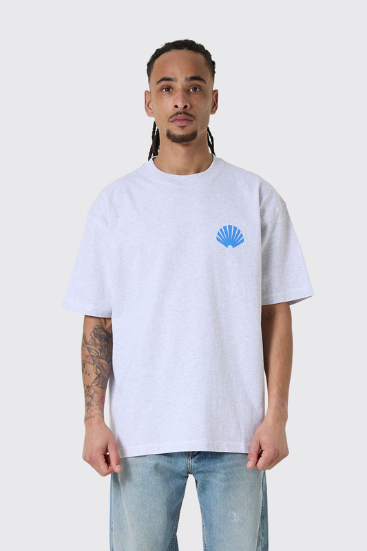 NASA Logo Tee Ash/Blue