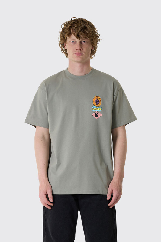 Carhartt WIP S/S Stacked Grapes T-Shirt I036902 3RF.XX Shady Green