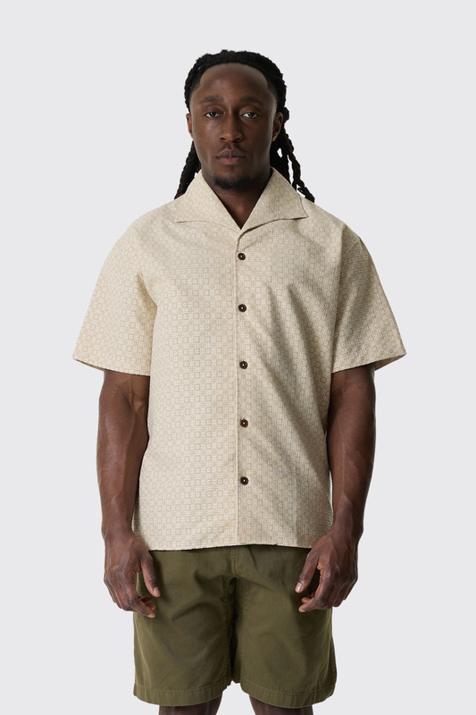 Drôle de Monsieur Chemise Graphique K-SH248-CO270 DSAN Dark Sand