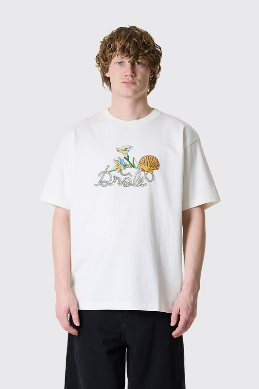 Drôle de Monsieur T-Shirt Drole Shell K-TS303-CO248 OW Off White