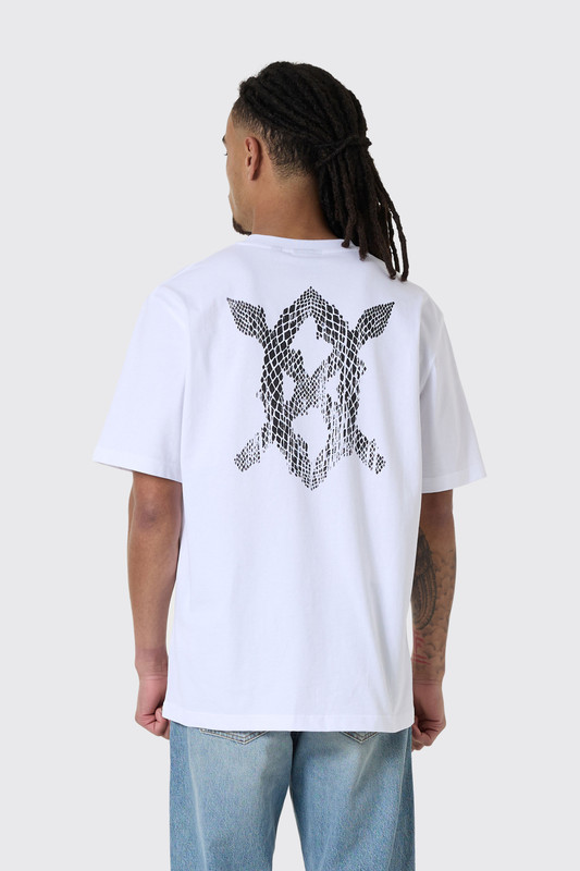 Daily Paper Snake Shield SS Tee 2610008 White